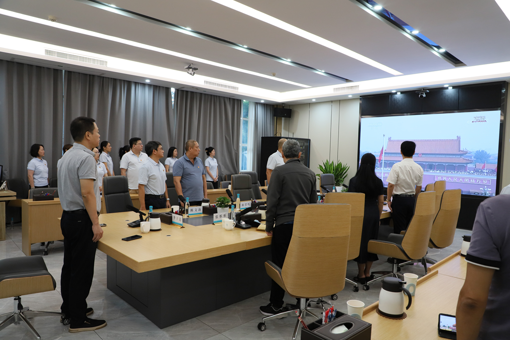 热血高燃！广州净水公司集中观看纪念中国人民抗日战争暨世界反法西斯战争胜利80周年大会